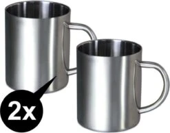 Merkloos RVS Beker-RVS Mok-Koffiebeker-Koffiemok-set 2 Stuks -Winkel Voor Kampeerartikelen 1200x944 3