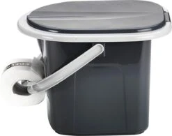 Branq Toiletemmer Draagbaar Met Deksel - 15,5L - Antraciet -Winkel Voor Kampeerartikelen 1200x948 1