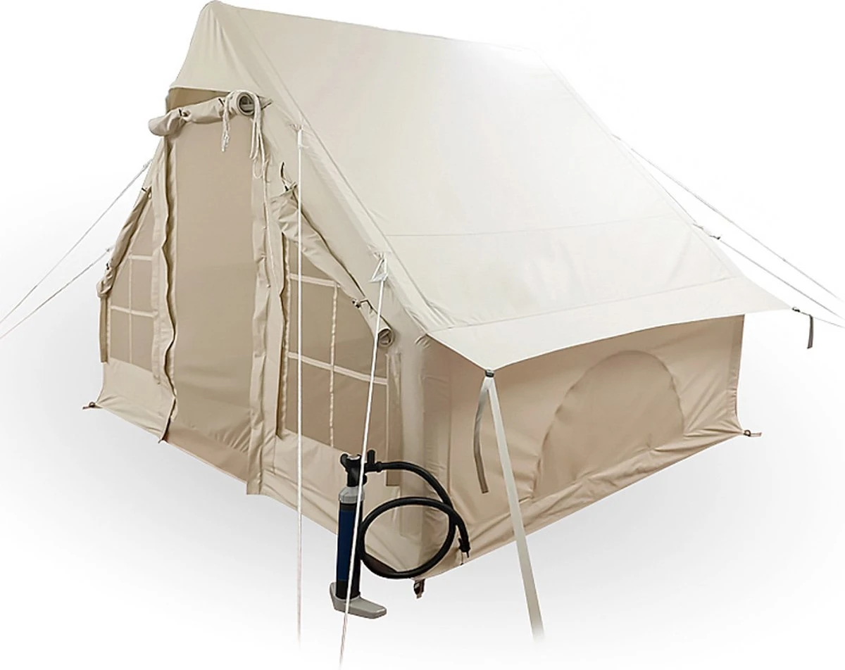Opblaasbare Vier Persoons Tent Beige 300x200x210 Cm 19 Opblaasbare Vier Persoons Tent Beige 300x200x210 Cm - Afbeelding 17