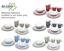Bo-Camp Servies - Campingbord - 100% Melamine - 16-delig - Grijs -Winkel Voor Kampeerartikelen 1200x954 5