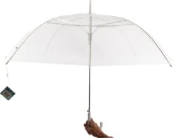 4 Stuks Paraplu Transparant Plastic Paraplu's 100 Cm - Doorzichtige Paraplu - Trouwparaplu - Bruidsparaplu - Stijlvol - Bruiloft - Trouwen - Fashionable - Trouwparaplu -Winkel Voor Kampeerartikelen 1200x959 3