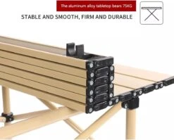 Buxibo - Lichtgewicht Vouwbare Campingtafel - Inklapbaar - Vis/Tuin/Picknick Tafel - Kamperen - Met Opberghoes - Aluminium - Grijs -Winkel Voor Kampeerartikelen 1200x967