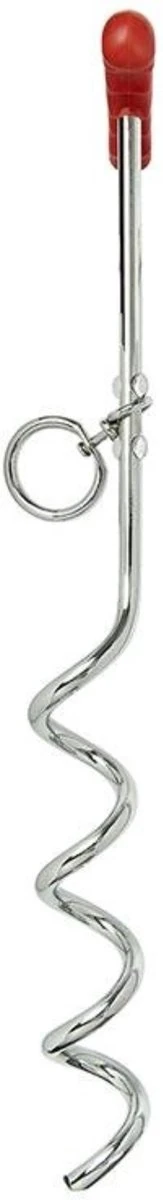 PROPLUS Pro Plus Aanlegspiraal - Hondenpen Met Handvat En Ring - Lengte 39 Cm 7 PROPLUS Pro Plus Aanlegspiraal - Hondenpen Met Handvat En Ring - Lengte 39 Cm - Afbeelding 5