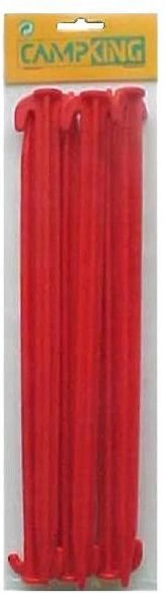 Campking Tentharing Kunststof - 30 Cm - 6 Stuks 3 Campking Tentharing Kunststof - 30 Cm - 6 Stuks