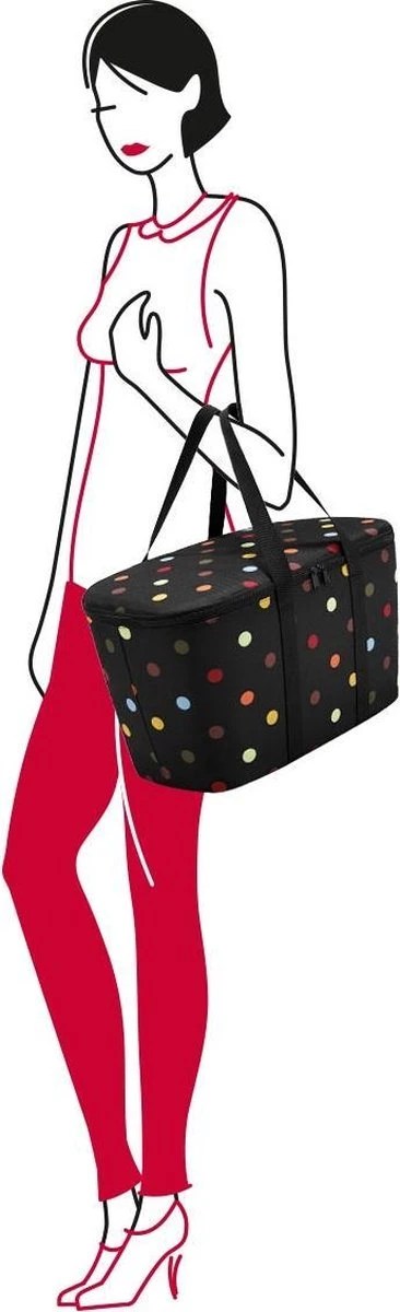 Reisenthel Coolerbag Koeltas - 20L - Dots Zwart 5 Reisenthel Coolerbag Koeltas - 20L - Dots Zwart - Afbeelding 3