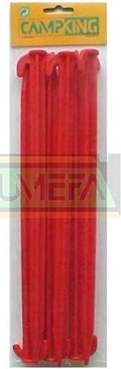 Campking Tentharing Kunststof - 30 Cm - 6 Stuks 4 Campking Tentharing Kunststof - 30 Cm - 6 Stuks - Afbeelding 2