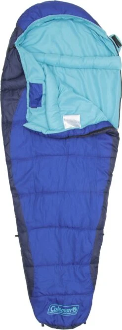 Coleman Fision 100 Mummy Slaapzak - 208 X 81 Cm - Blauw -Winkel Voor Kampeerartikelen 446x1200 1