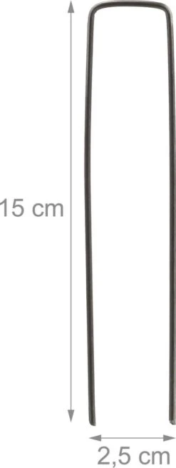 Relaxdays 200x Gronddoekpen - Grondanker - Haring - Gronddoekhaak - Grondhaken - 2mm -Winkel Voor Kampeerartikelen 452x1200