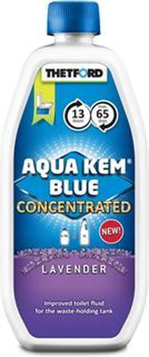 Thetford Aqua Kem Blue - Lavendel - Concentrated - 0,8L 5 Thetford Aqua Kem Blue - Lavendel - Concentrated - 0,8L - Afbeelding 3