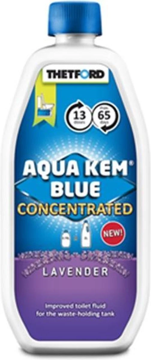 Thetford Aqua Kem Blue - Lavendel - Concentrated - 0,8L 4 Thetford Aqua Kem Blue - Lavendel - Concentrated - 0,8L - Afbeelding 2