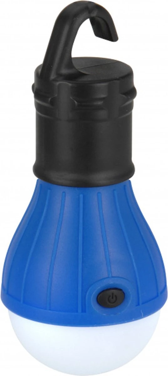 Merkloos Camping LedLamp - Hanglamp Tent - 3 Standen - Blauw 3 Merkloos Camping LedLamp - Hanglamp Tent - 3 Standen - Blauw