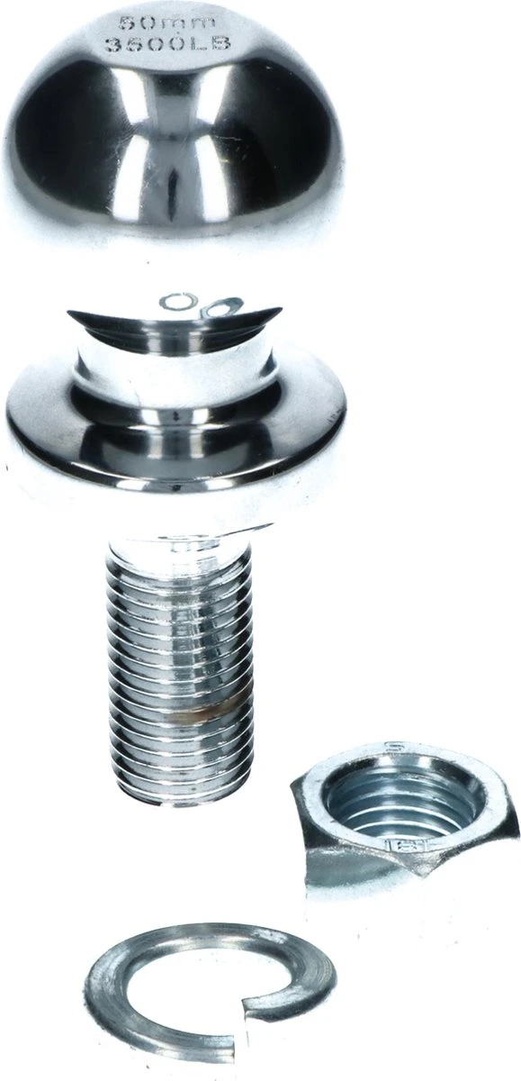 Carpoint Schroefkogel Met Contramoer ø50mm | Trekgewicht Tot 1500 Kg 3 Carpoint Schroefkogel Met Contramoer ø50mm | Trekgewicht Tot 1500 Kg