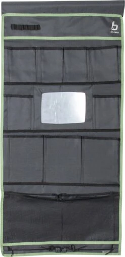 Bo-Camp - Tentorganizer - 12-vaks - Spiegel - 45x90cm - Grijs