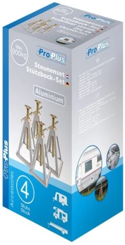 ProPlus Steunenset Aluminium 4 Stuks 360803 -Winkel Voor Kampeerartikelen 610x1200 1