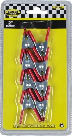 Benson Metalen Veerklem - 50 Mm - 8 Stuks 22 Benson Metalen Veerklem - 50 Mm - 8 Stuks -Winkel Voor Kampeerartikelen 636x1200