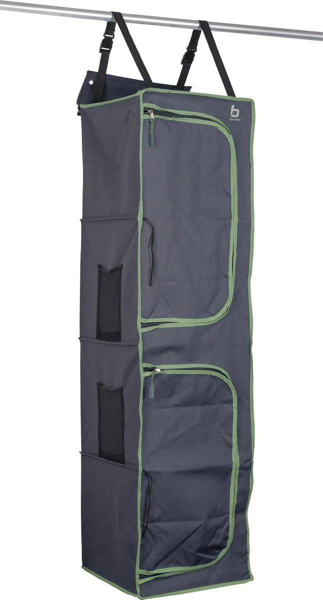 Bo-Camp - Tentorganizer - 4-vaks - 2 Deurtjes - 35x35x131 Cm - Grijs 8 Bo-Camp - Tentorganizer - 4-vaks - 2 Deurtjes - 35x35x131 Cm - Grijs - Afbeelding 6