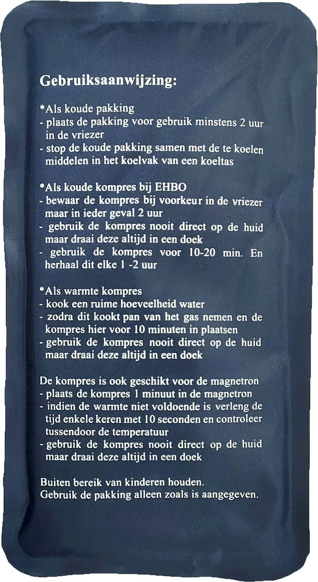 Platte Koelelementen - 3 Stuks - Hot / Cold Pack - 10 X 20 Cm - 180 Gram - Coolpack / Icepack - Voor Bij Blessures / Koeltas 3 Platte Koelelementen - 3 Stuks - Hot / Cold Pack - 10 X 20 Cm - 180 Gram - Coolpack / Icepack - Voor Bij Blessures / Koeltas - Afbeelding 2