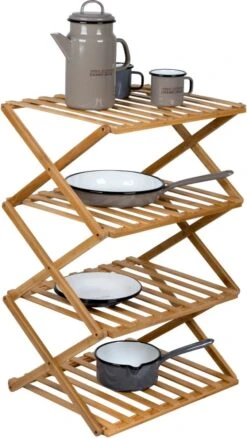 Bo-Camp - Urban Outdoor Collection - Legkast - Fitzroy - L - Bamboe -Winkel Voor Kampeerartikelen 677x1200