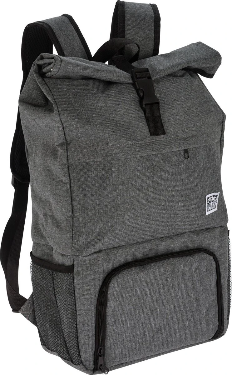 Merkloos Rugtas/rugzak Grijs - 30 X 12 X 60 Cm - 20 Liter - Met Koel Voorvakje - Koelrugzak 4 Merkloos Rugtas/rugzak Grijs - 30 X 12 X 60 Cm - 20 Liter - Met Koel Voorvakje - Koelrugzak - Afbeelding 2