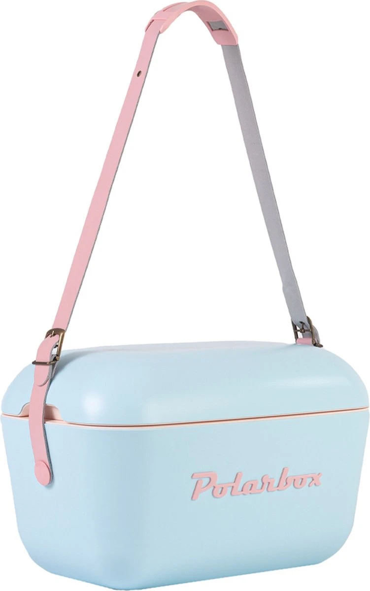 Polarbox Koelbox Met Schouderband - Pop Blauw - 20 Liter - 45x30x(H)27cm 4 Polarbox Koelbox Met Schouderband - Pop Blauw - 20 Liter - 45x30x(H)27cm - Afbeelding 2