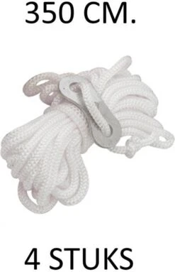 Benson Touw Scheerlijn 3.5 Meter + Klemmen - 4 Stuks -Winkel Voor Kampeerartikelen 773x1200