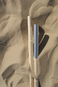 Sunline TOPPER!! Strand Windscherm Kobalt Blauw - Wit - 5 Meter Sterk Dralon Met 2 Delige Stokken 180 Cm -Doekhoogte 140 Cm -Winkel Voor Kampeerartikelen 804x1200 3