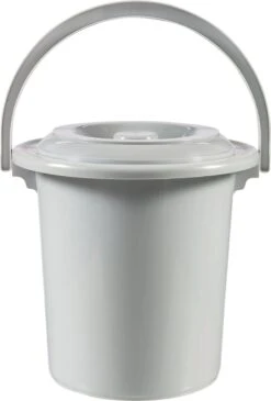 Curver Toiletemmer 10L Licht Grijs