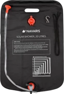 Navaris Campingdouche Op Zonne-energie - 20 Liter - Verwarmbare Camping Douchezak Met Douchekop, Slang En Kraan - Ideaal Voor Reizen En Kamperen 15 Navaris Campingdouche Op Zonne-energie - 20 Liter - Verwarmbare Camping Douchezak Met Douchekop, Slang En Kraan - Ideaal Voor Reizen En Kamperen -Winkel Voor Kampeerartikelen 821x1200