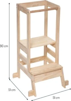 Merkloos Eazy Living Leertoren - Opstapkruk Voor Kinderen Berthe -Winkel Voor Kampeerartikelen 846x1200 7