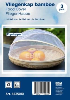 Voedselkap - Vliegenkapjes Bamboe Set 3 Stuks - Flystopper -Winkel Voor Kampeerartikelen 846x1200 8