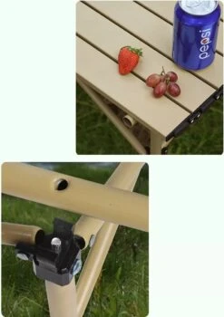 Buxibo - Lichtgewicht Vouwbare Campingtafel - Inklapbaar - Vis/Tuin/Picknick Tafel - Kamperen - Met Opberghoes - Aluminium - Grijs -Winkel Voor Kampeerartikelen 848x1200 1