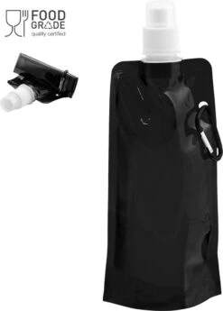 Waterzak Met Karabijnhaak - Drinkzak - Opvouwbaar - Festival - Zwart - PET - 400 Ml 7 Waterzak Met Karabijnhaak - Drinkzak - Opvouwbaar - Festival - Zwart - PET - 400 Ml -Winkel Voor Kampeerartikelen 858x1200 1