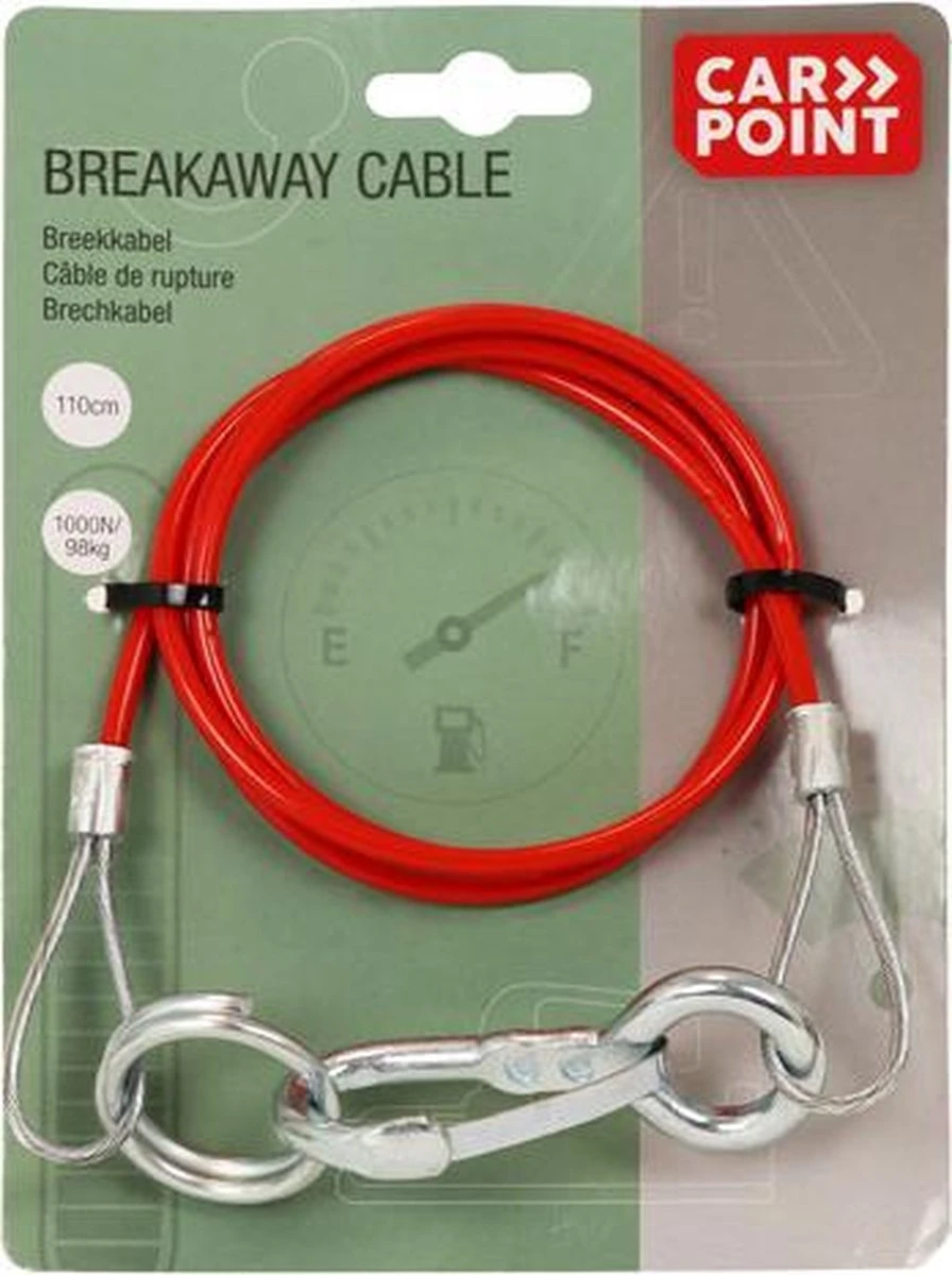 Carpoint Breekkabel Voor Oplooprem 110cm 1000N/98kg 7 Carpoint Breekkabel Voor Oplooprem 110cm 1000N/98kg - Afbeelding 5