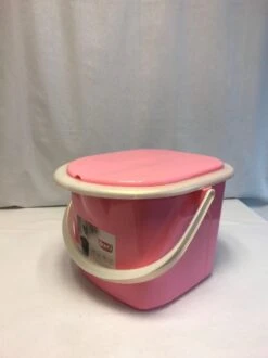 Branq Toiletemmer Draagbaar Met Deksel - 15,5L - Roze -Winkel Voor Kampeerartikelen 899x1200 4