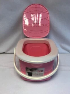 Branq Toiletemmer Draagbaar Met Deksel - 15,5L - Roze -Winkel Voor Kampeerartikelen 899x1200 5