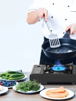 Camping Kooktoestel - Draagbaar Gasfornuis - Incl. 8x Gasflessen En Koffer -Winkel Voor Kampeerartikelen 908x1200 2