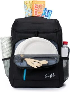 Sunflake Koelrugzak - Lunchtas - Koeltas Backpack Voor Dames & Heren - Zwart -Winkel Voor Kampeerartikelen 918x1200 1
