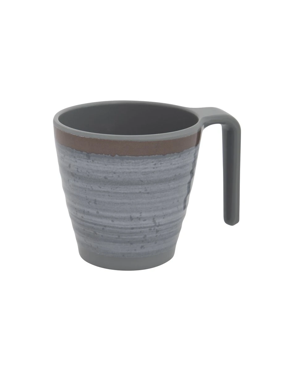 Bo-Camp - Mok - Halo - M - Grijs - 4 Stuks 4 Bo-Camp - Mok - Halo - M - Grijs - 4 Stuks - Afbeelding 2