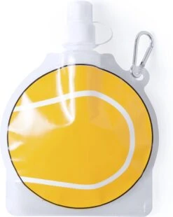 Merkloos Waterzak - Drinkzak - Festival - Tennisbal - PET - 480 Ml - Geel - Wit