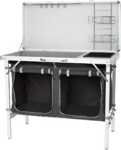Campart Campingkeuken KI-0757 – Complete Keuken En Campingkast – Opvouwbaar En Inclusief Draagtas - Grijs 14 Campart Campingkeuken KI-0757 – Complete Keuken En Campingkast – Opvouwbaar En Inclusief Draagtas - Grijs -Winkel Voor Kampeerartikelen 969x1200 1