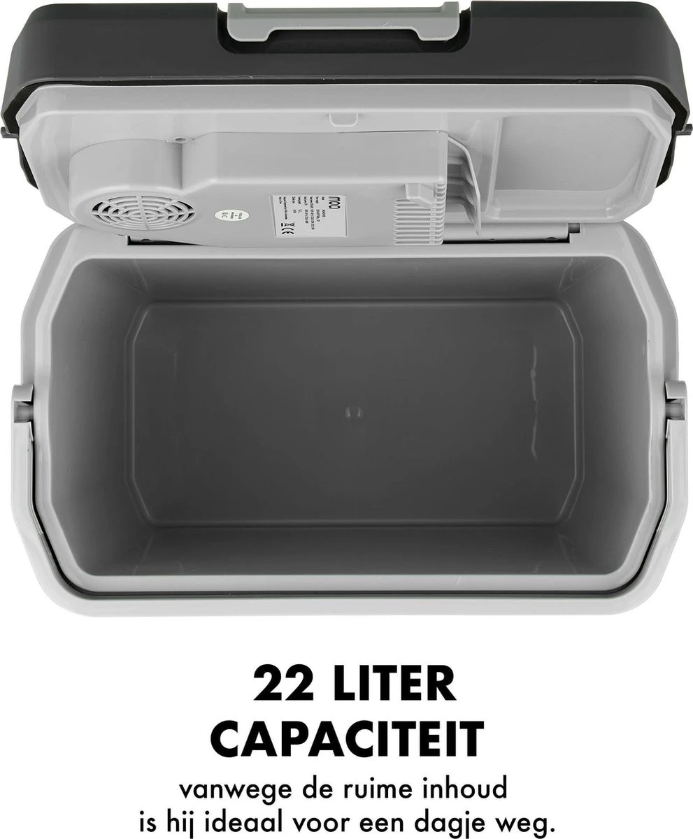MOA - Thermo-elektrische Koelbox - Met Verwarmingsfunctie - 12V En 230V - 22 Liter - Grijs -ECW22 8 MOA - Thermo-elektrische Koelbox - Met Verwarmingsfunctie - 12V En 230V - 22 Liter - Grijs -ECW22 - Afbeelding 6