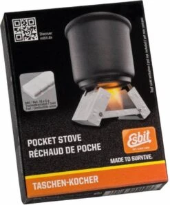 Esbit Brander Pocket Stove S - Incl 16x5 Gr Esbit Blokjes - Compact 12 Esbit Brander Pocket Stove S - Incl 16x5 Gr Esbit Blokjes - Compact -Winkel Voor Kampeerartikelen 998x1200
